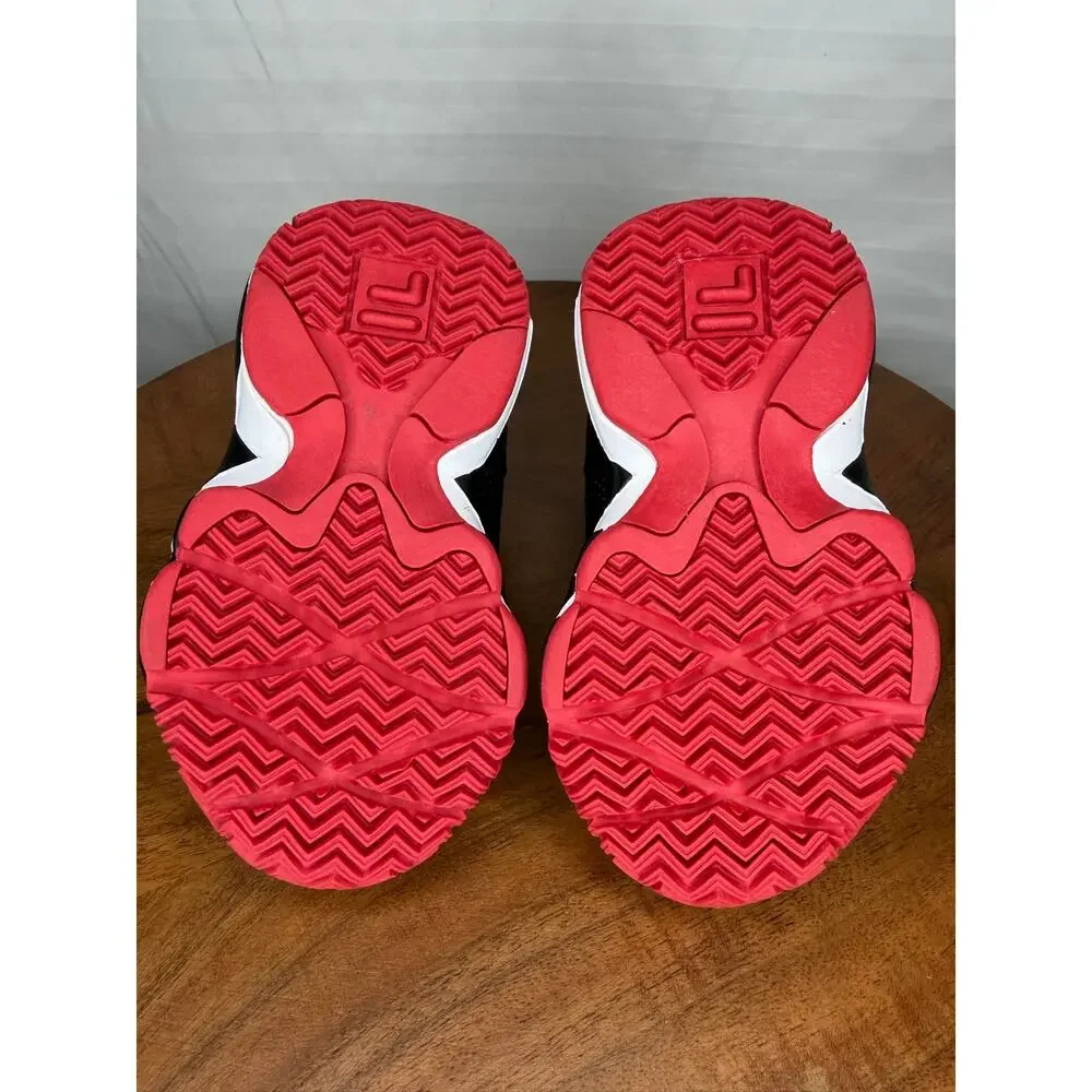 NWT Fila MB Infant Basketball Shoes Black Red Size 5 MSRP $50